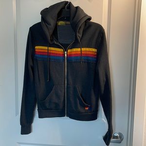 Xs stripe hoodie